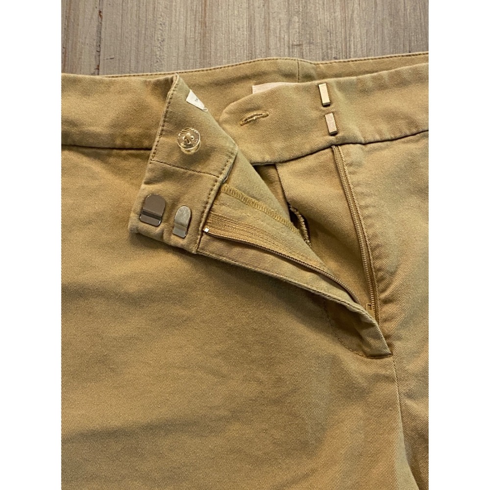 LOFT‎ The Riviera Short Womens 14 Tan Khaki Chino Cotton Stretch Mid Rise Shorts - Picture 12 of 13